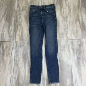 We the Free Hi Rise Raw Hem Jean 27